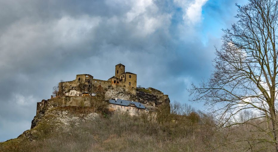 Hrad Střekov, Ústí nad Labem, Czech Republic (Czechia)